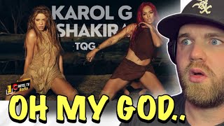 ¡DIOS MÍO, RENUNCIO! 🥵| Reacción a TQG de KAROL G y Shakira (Video Oficial)