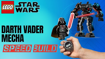 INSANE speed build Lego Star Wars Darth Vader Mecha set 75368