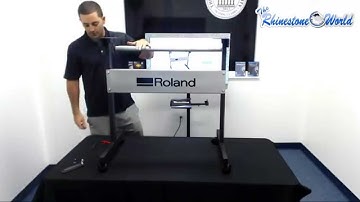 Roland GX-24: Setting Up Your Stand