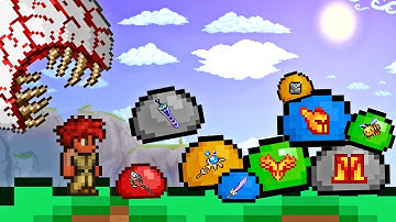 Terraria, But Every Slime Drops RANDOM ITEMS