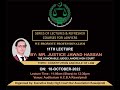 Lecture honnble mr justice jawad hassan lahore high court lahore on constitution and rule of law