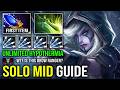 How to Solo Mid Drow Ranger Against QOP with First Item Scepter Unlimited Frost Hypothermia Dota 2