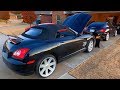 Copart Win Reveal from Mercedes, Texas! Not 1 but 2!! Chrysler Crossfire Roadster!