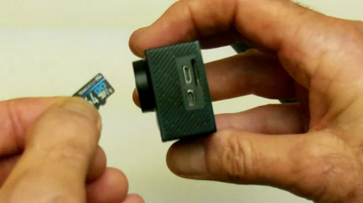 Akaso Mem Card Install