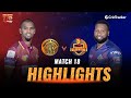 Match 18 - Deccan Gladiators vs Northern Warriors Highlights | Season 4, Abu Dhabi T10 League 2021