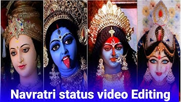 Navratri Special  Dj status video Editing In Kinemaster 2023 🌹| Durga maa status video Editing 2023