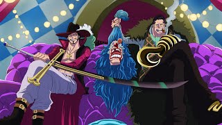 Yonko Buggy getting bullied by Mihawk and Crocodile | 1086 (English Sub)