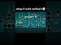 XStep If It Was Verified By Zoink Shorts Memes Geometrydash