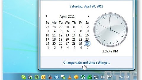How To Change Date & Time in Windows 7/XP/ Vista [ English ]