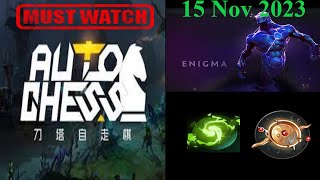 DotaChess S28 (15Nov 2023) - Sniper + Centaur + Enigma vs LUNA (FULL ITEM)