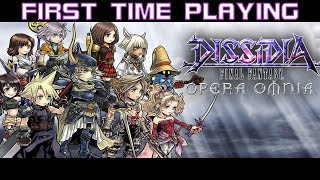 FIRST TIME PLAYING // Recruting Cloud & Y'shtola // Dissidia Final Fantasy: Opera Omnia