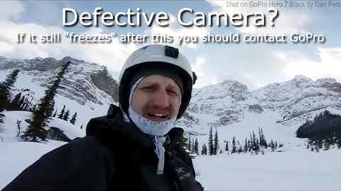Fix the GoPro Freezing Glitch (or at least prevent it) for Hero 7 Black
