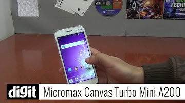 Micromax Canvas Turbo Mini A200 - First Impressions