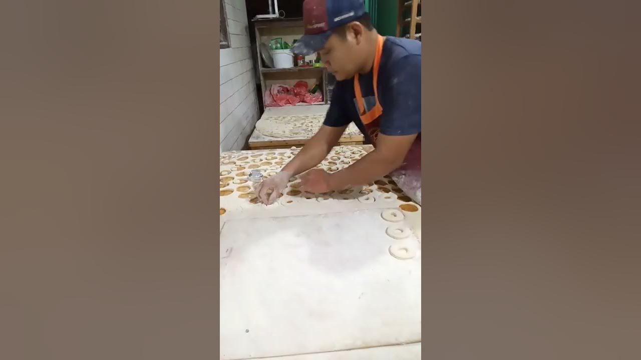 cara mencetak donat yg benar