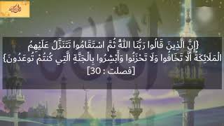 قرآن كريم تلاوة خاشعة للقارئ عبدالله موسى من سورة فصلت لاتنسونا من صالح دعائكم