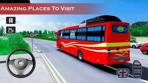 Bus Simulator 3D for Android - iOS - Gameplay in Android phone
