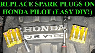 2007 Honda Pilot spark plug replacement