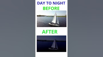 Day to Night Vision Effect | Cinematic Video Transition Tutorial  #videoeditingsoftware# davinci