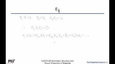 Symmetry Structure and Tensor Properties of Materials Lecture 82