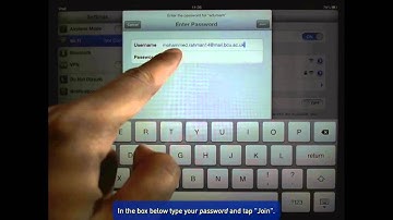 IT Help - Connect to Eduroam via iOS