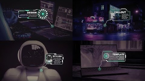 High Tech Callouts After Effects Templates