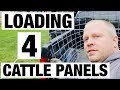 HOW TO LOAD CATTLE PANELS IN TRUCK