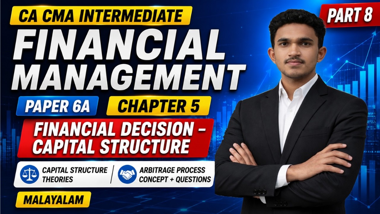 CA INTER FM|CHAPTER 5 CAPITAL STRUCTURE|PART 8|ARBITRAGE PROCESS|FINAL ...