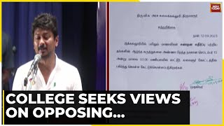 Controversy Erupts At Tamil Nadu Govt College As Students Asked For Views Opposing Sanatan