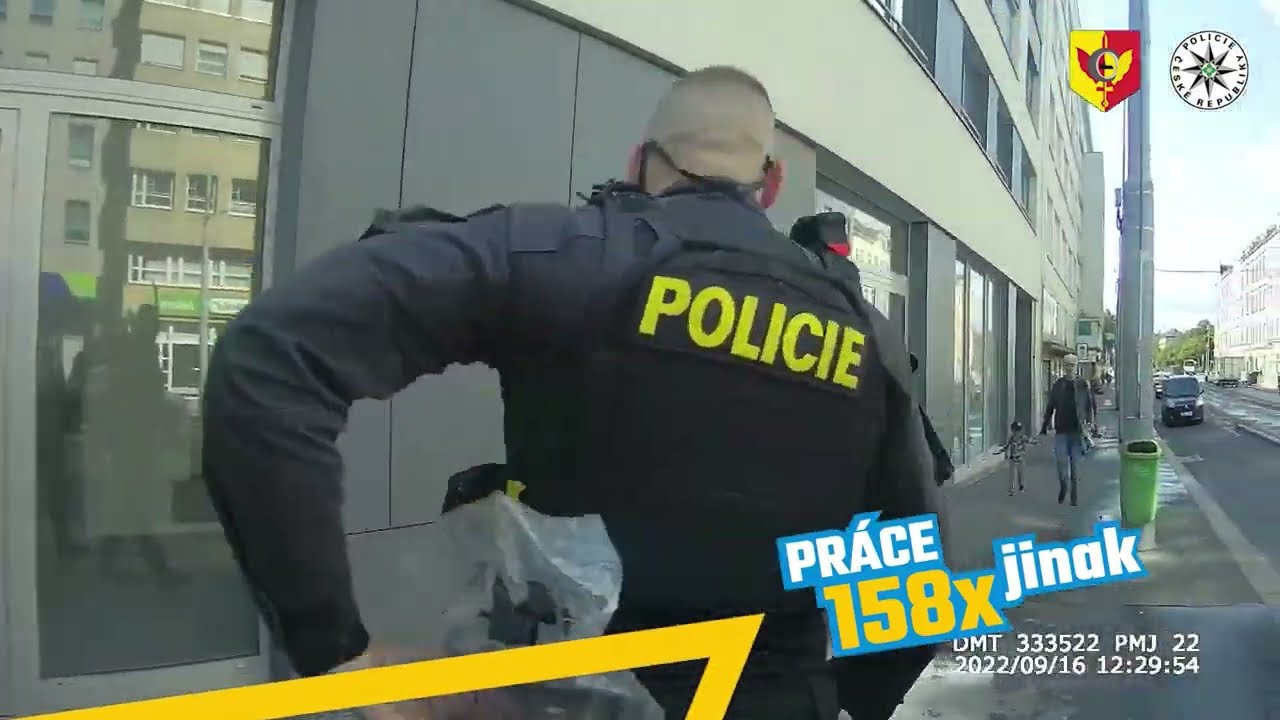 Evakuace osob při požáru očima policisty z PMJ