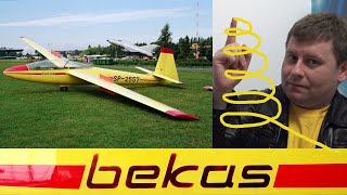SZD-35 Bekas - training glider for East Germany (DDR) #Zabytki_Nieba