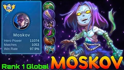 GLOBAL MOSKOV BEST 1 HIT BUILD 2025!(100% BROKEN)- MLBB