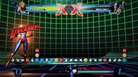 UMvC3 - Captain Marvel TAC infinite all sides (Modded character)