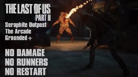 TLOU2 | Seraphite Outpost / The Arcade | Grounded+ | NO DAMAGE | NO RESTART ENCOUNTER | NO RUNNERS