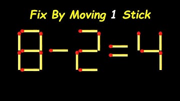 Fix This Equation by Moving JUST ONE Stick – Brain Teaser!