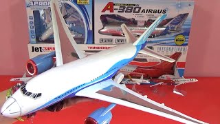 Unboxing best planes: Airbus 330 380 370 350 Boeing 737 747 757 787 Spain Emirates India  USA models