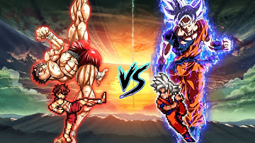 Baki Hanma (New) VS Goku DBS 3.5 (All Form) in Jump Force Mugen