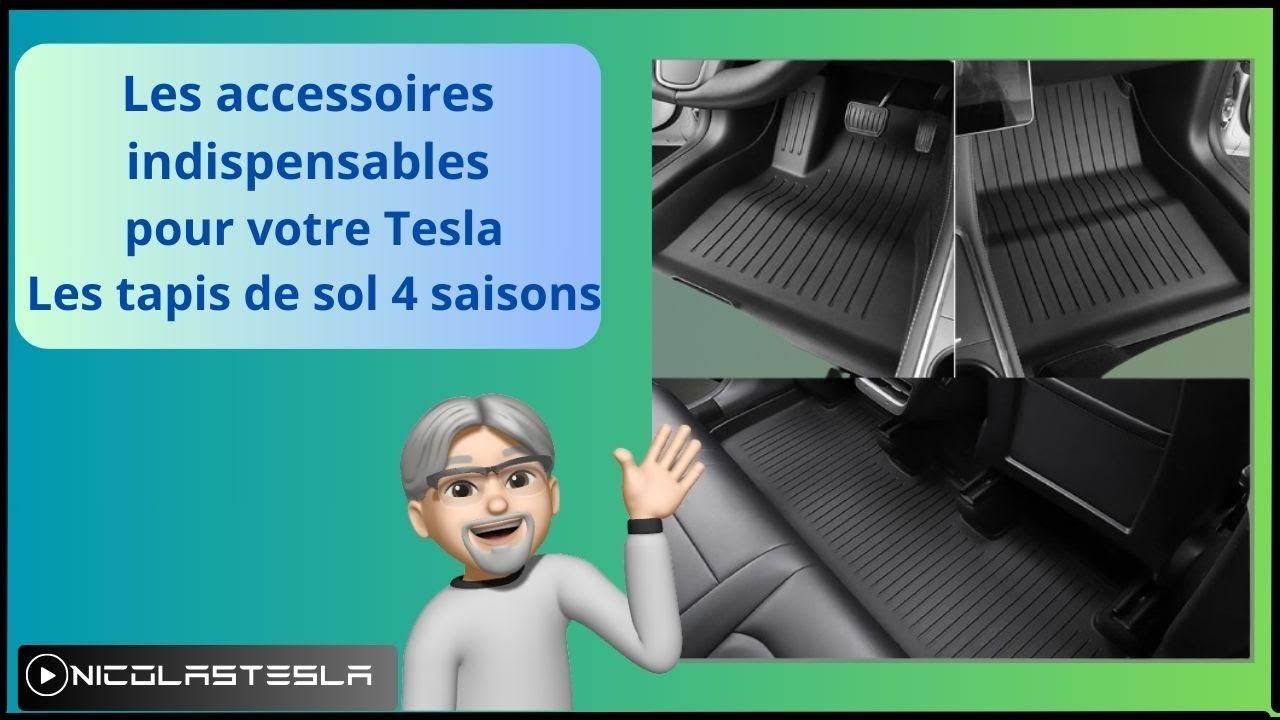 Tapis de sol toutes saisons Tesla Model Y —