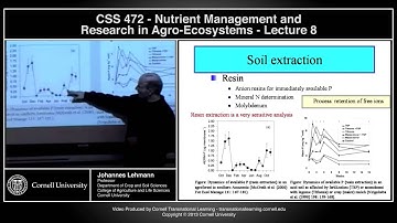 CSS472 - Nutrient Management in Agroecosystems - Lecture 8