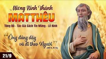 THỨ NĂM - TUẦN XXIV THƯỜNG NIÊN - Mt 9,9-13