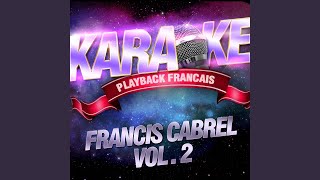 Miniatura del video "Karaoké Playback Français - Ma Place Dans Le Traffic — Karaoké Avec Chant Témoin — Rendu Célèbre Par Francis Cabrel"