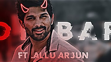 DILBAR - ALLU ARJUN EDIT | Allu Arjun Status | Allu Arjun WhatsApp Status | Dilbar Song Status
