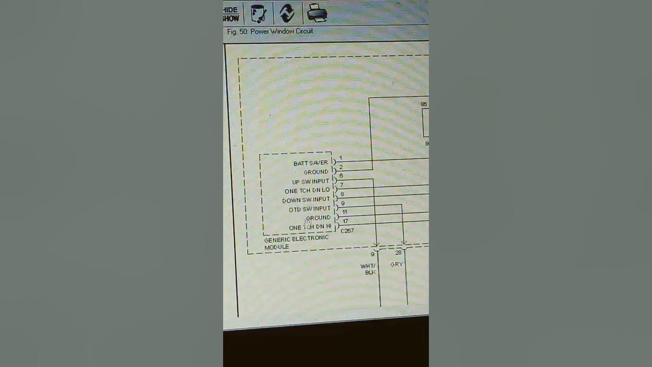 diagrama vidrios eléctricos Ford f150 1998 - YouTube