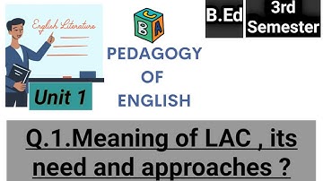 What is LAC (Language Across Curriculum) and its need and benefits @santanukar3363