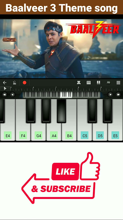 Baalveer 3 piano ringtone #shorts