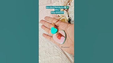 New Arrival🤍✨ #resin #resinart #resinkeychain #photokeychain #heart #art #gift #gifts #love #friends