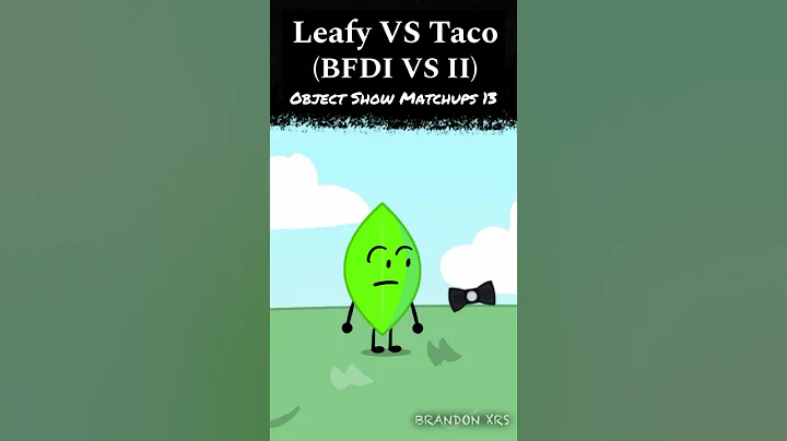 Leafy VS Taco (BFDI VS II) - Object Show Matchups 13 #shorts
