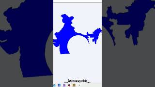 Turtle programme to draw India Map🇮🇳#turtle #python #indian #trending #youtube