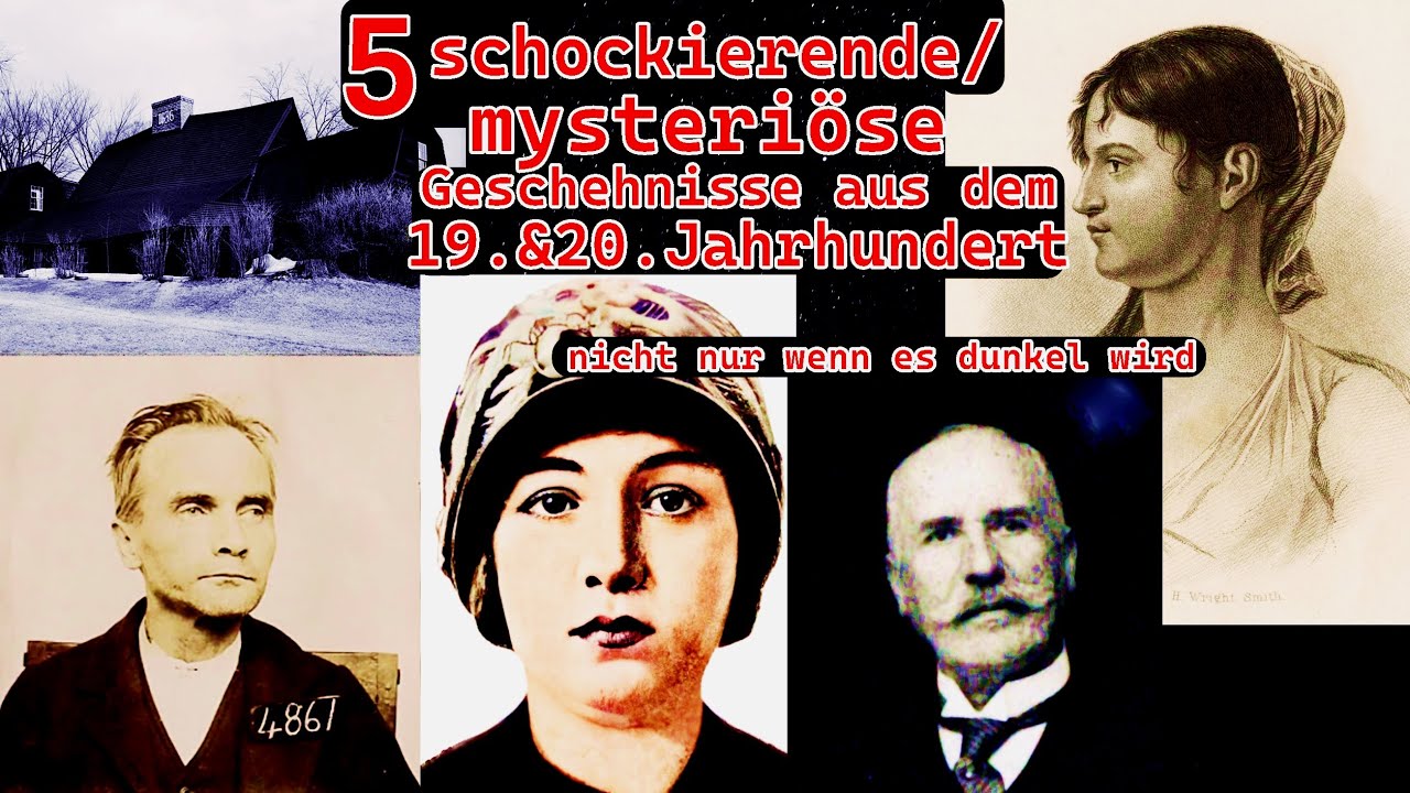 5 schockierende/mysteriöse Geschehnisse aus dem 19. & 20. Jahrhundert
