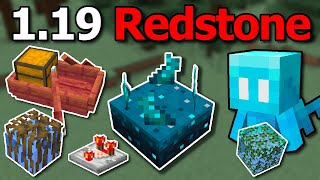 The Ultimate Minecraft 1.19 Redstone Guide | Sculk Sensor, Chest Boat, Allay & more