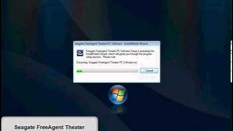 FreeAgent Theater Plus Software Installation on a Windows System